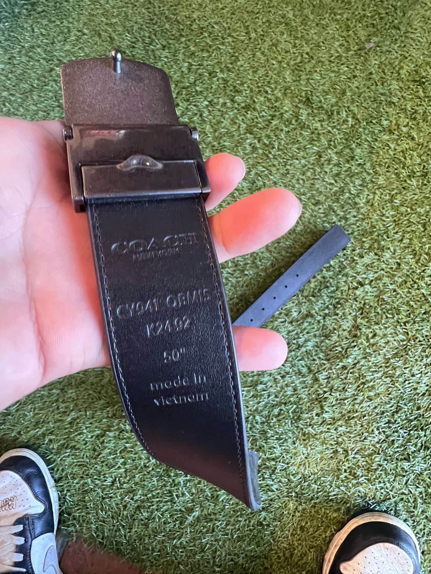 Coach Leather Belt Size 40