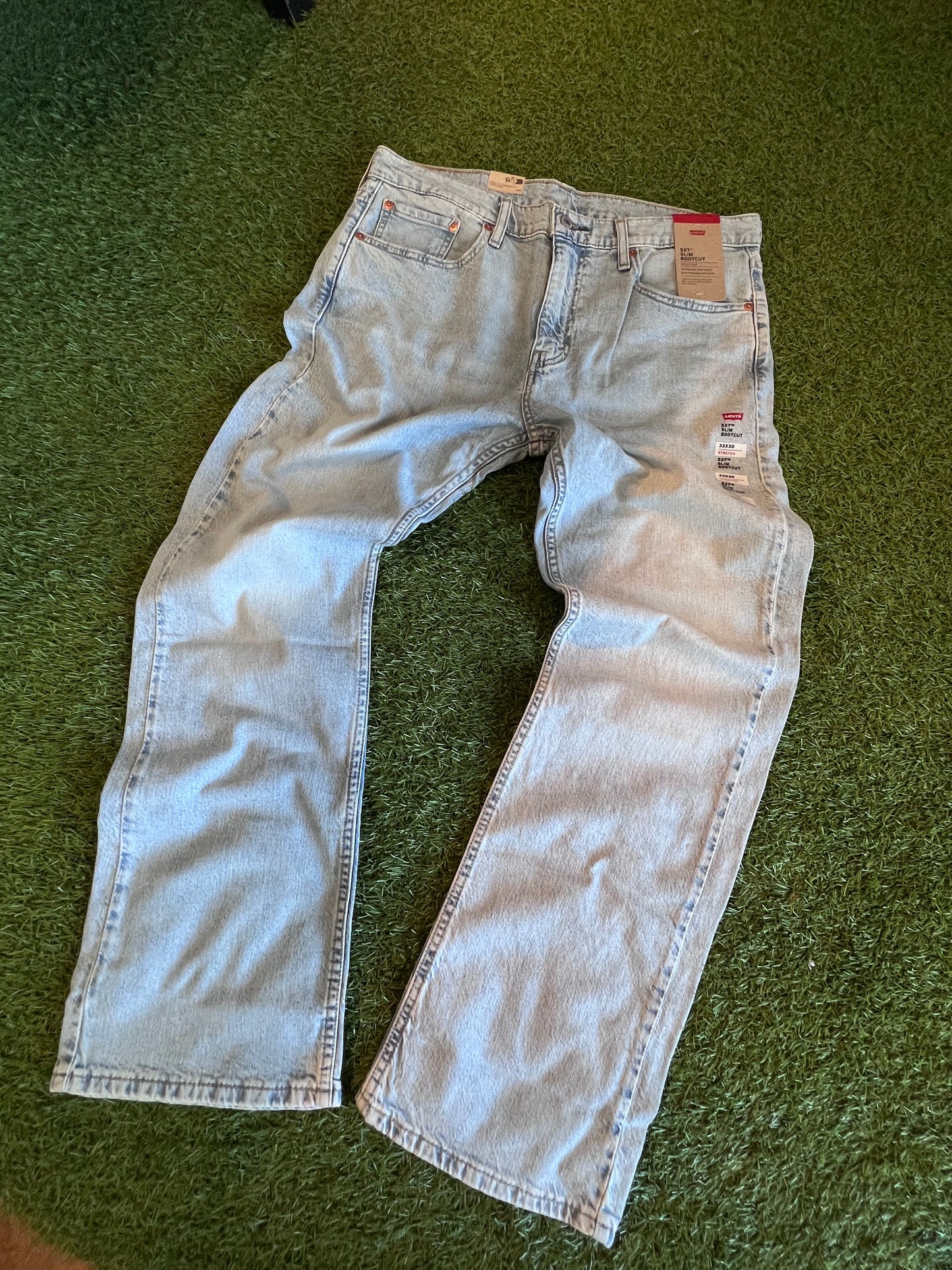 Levis Strauss Blue Denim Jeans Size 33x30