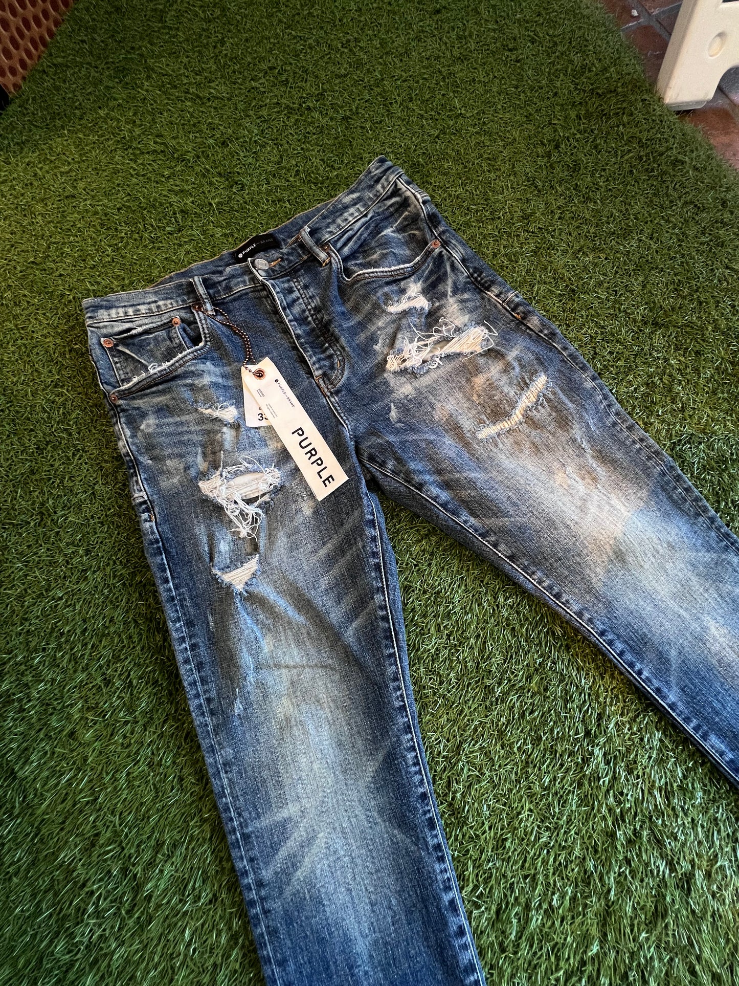 PURPLE BRAND Blue Denim Jeans Size 33
