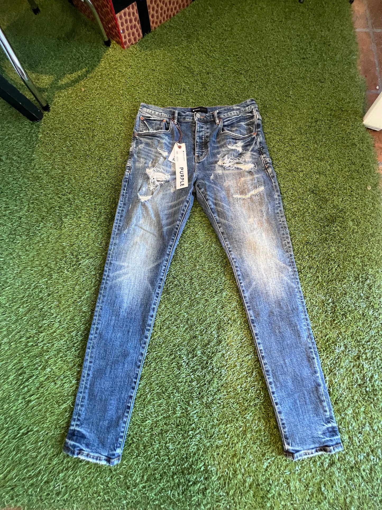 PURPLE BRAND Blue Denim Jeans Size 33