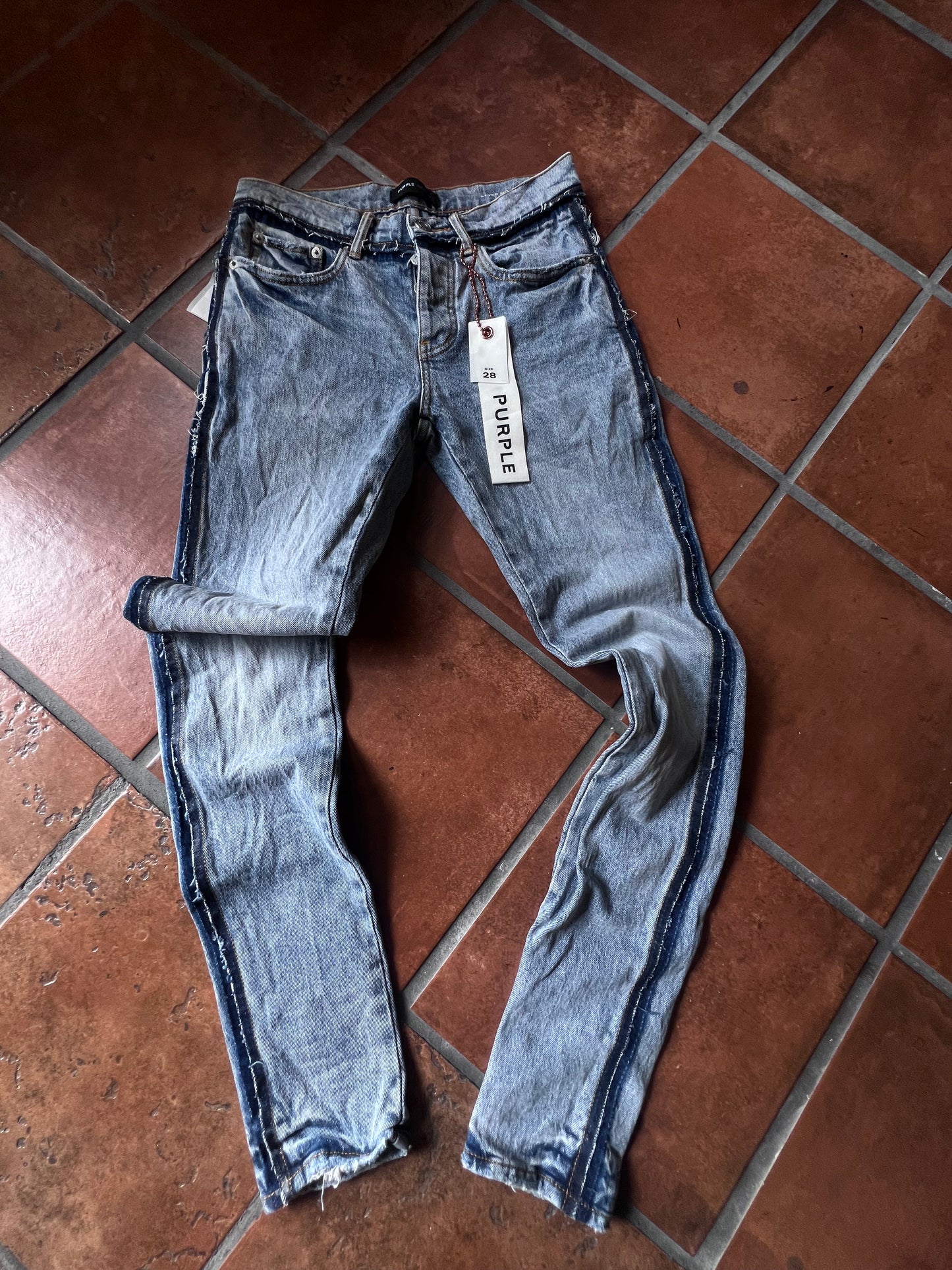 Purple Brand Inside Out Denim Jeans Size 28