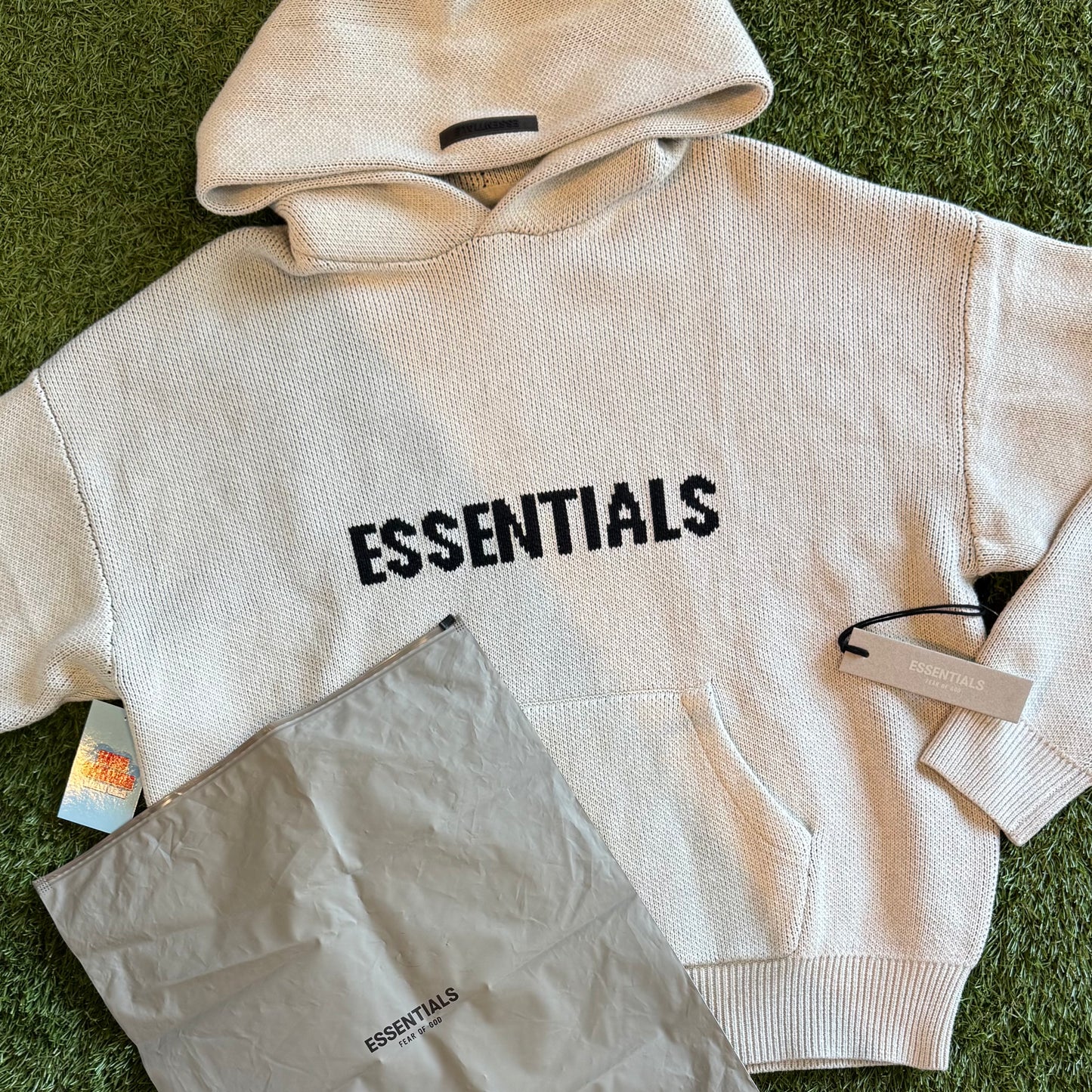 Brand New Knitted Essentials Hoodie Size S