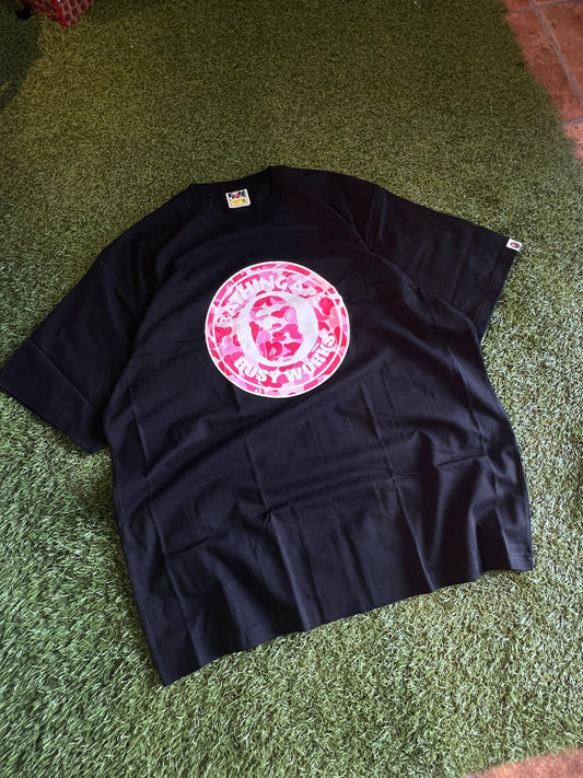 Bape Busy Works Pink Camo Tee Size 3XL
