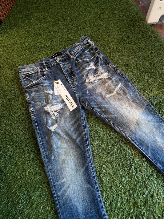 PURPLE BRAND Blue Denim Jeans Size 33