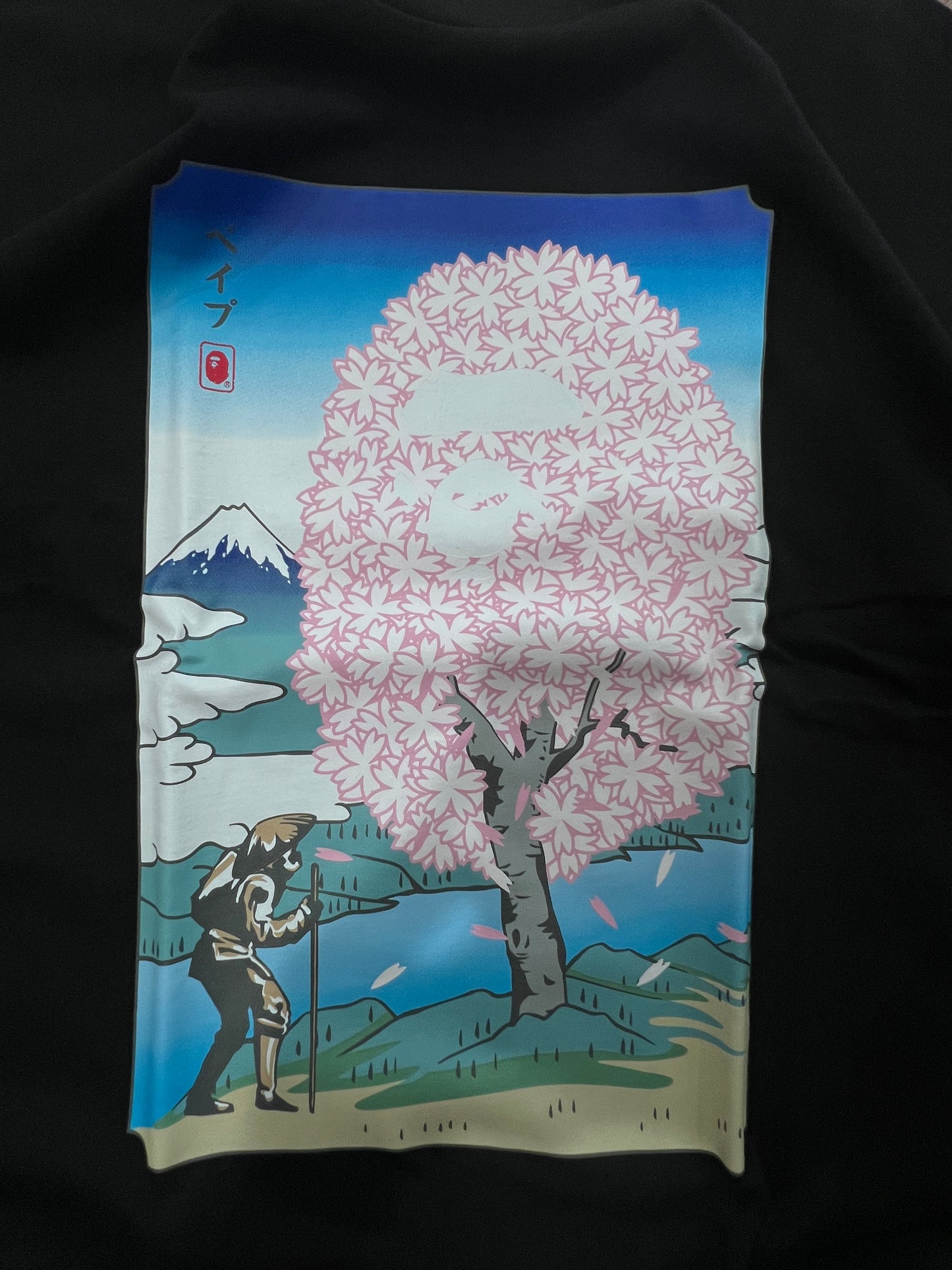 BAPE Ukiyo-e Cherry Blossom Tee (Size 3XL)