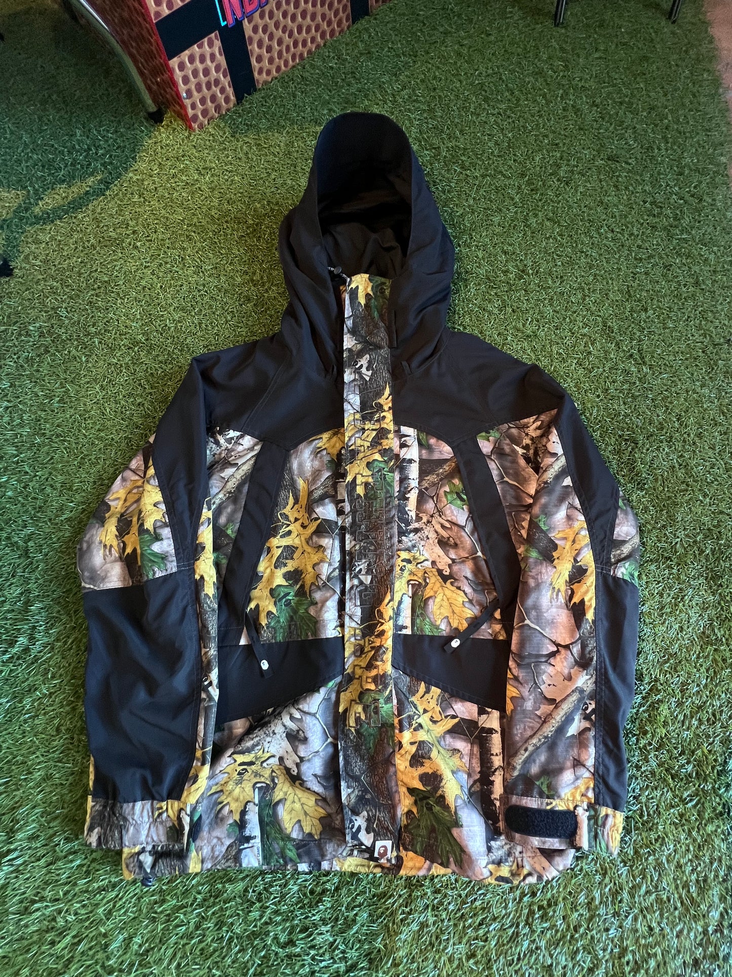 Bape Tree Camo Windbreaker Jacket Size M