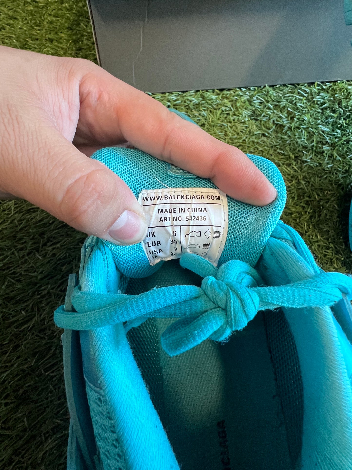 Balenciaga Track Sneakers Aqua Blue 7.5M/9W