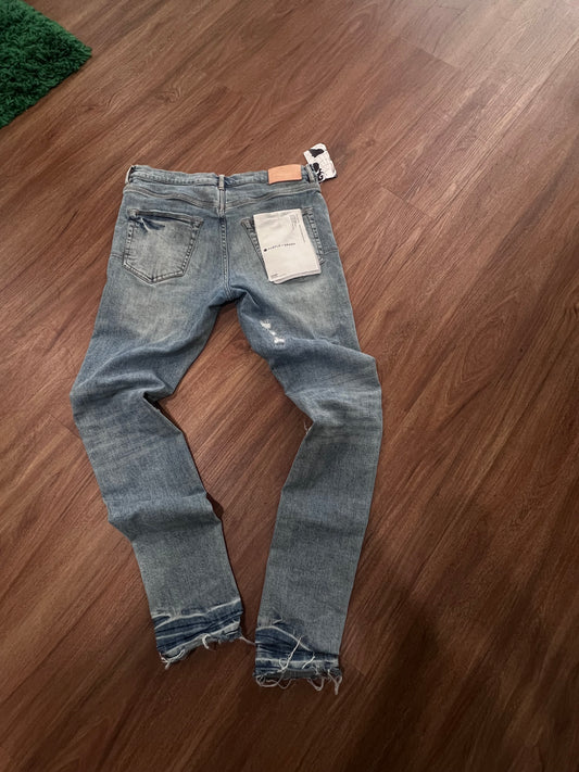 PURPLE BRAND Light Blue Denim Jeans Size 32