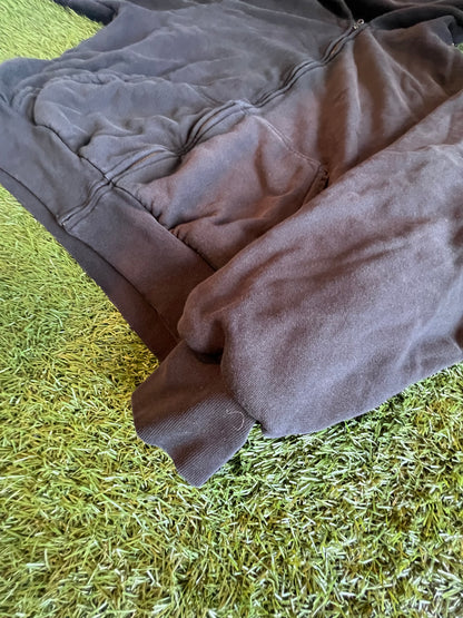 YZY GAP Black Washed Zip Up Hoodie Sizes M,L (SIZE UP!)