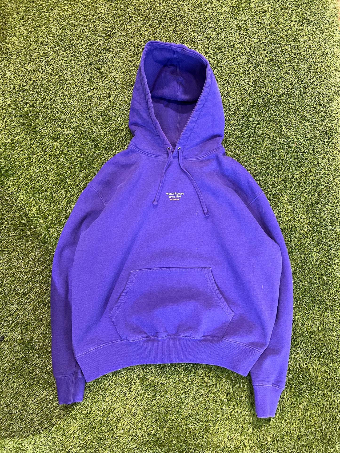 SUPREME Purple Hoodie