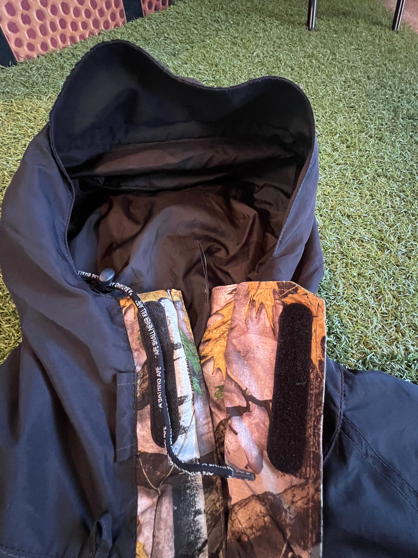 Bape Tree Camo Windbreaker Jacket Size M