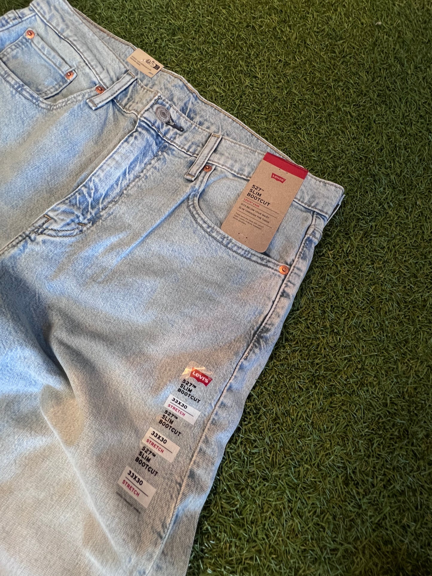 Levis Strauss Blue Denim Jeans Size 33x30