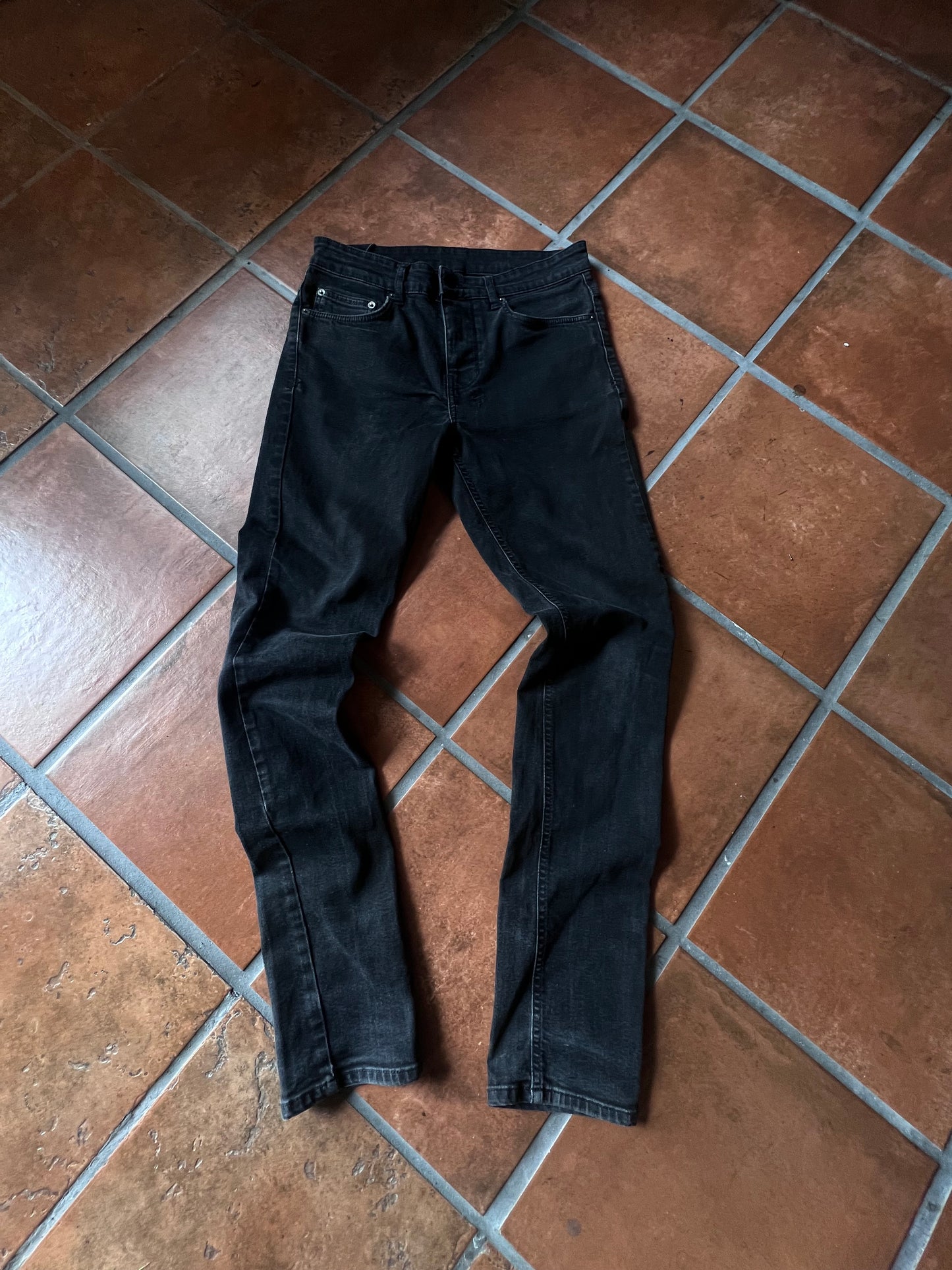 Ksubi Red Cross Black Denim Jeans Size 31