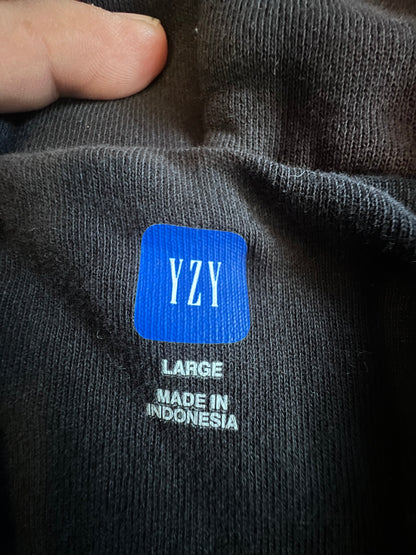YZY GAP Black Washed Zip Up Hoodie Sizes M,L (SIZE UP!)