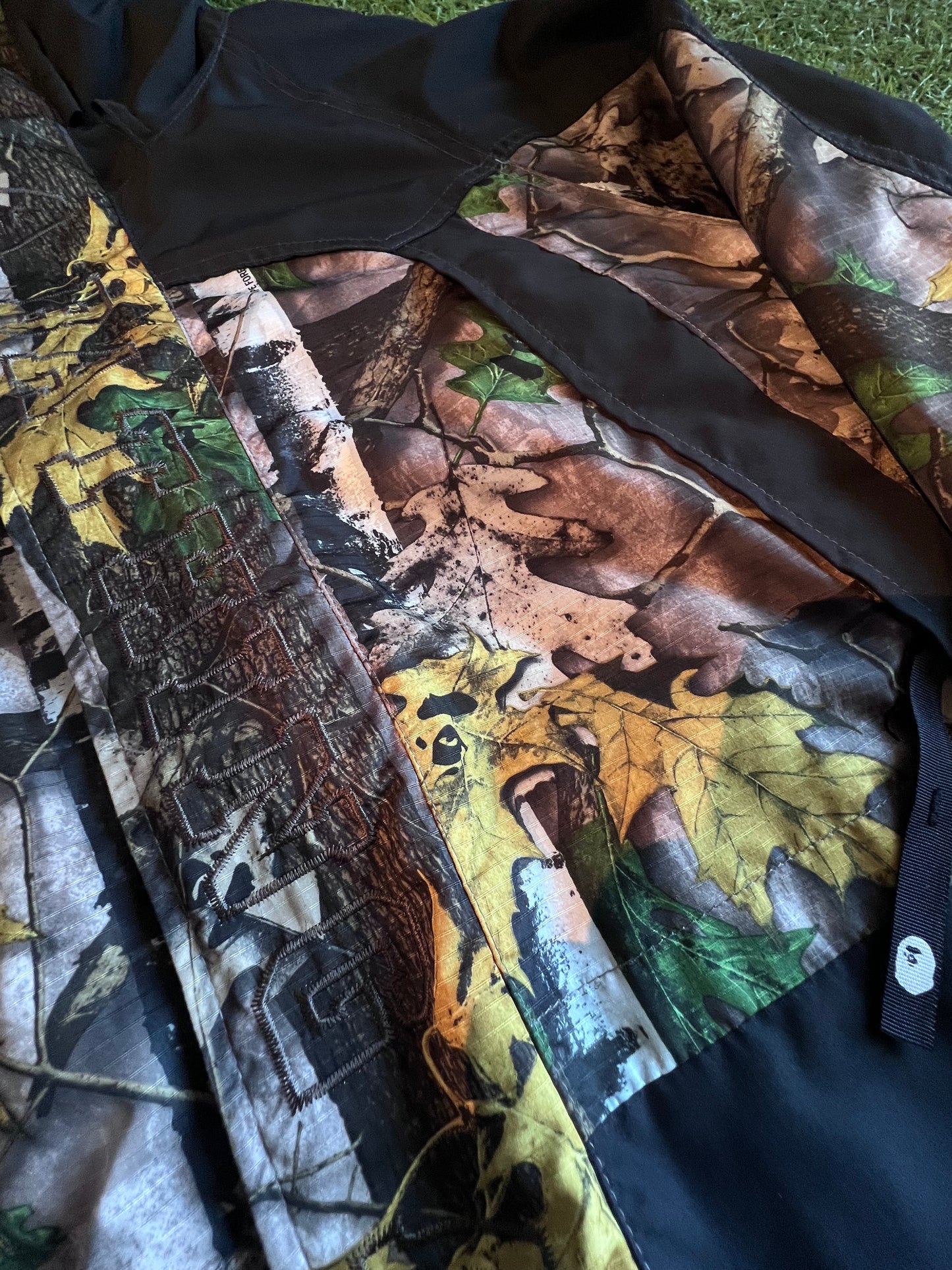 Bape Tree Camo Windbreaker Jacket Size M
