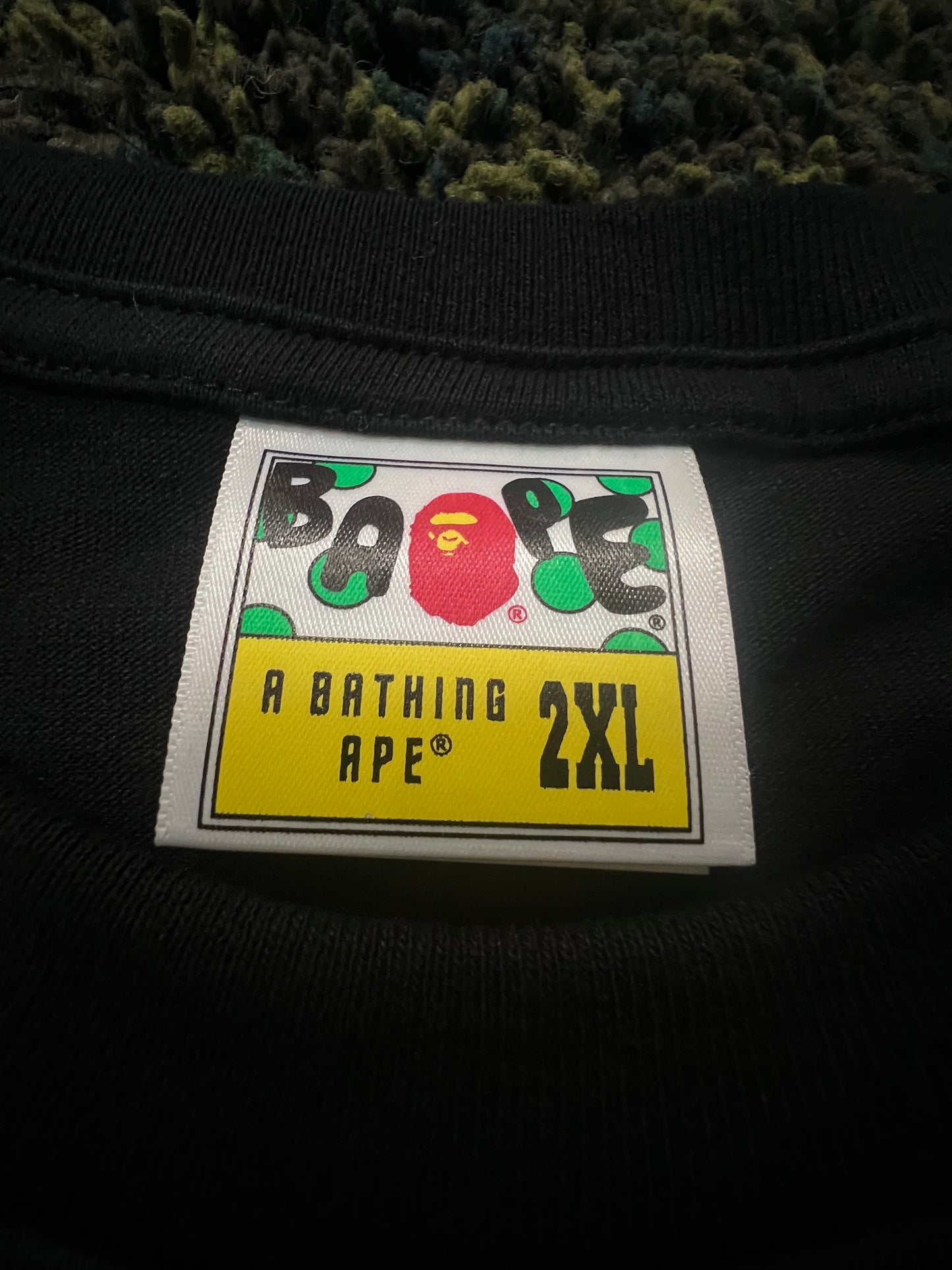 BAPE Cherry Blossom Ape Head Tee “Black/Pink” – Size 2XL