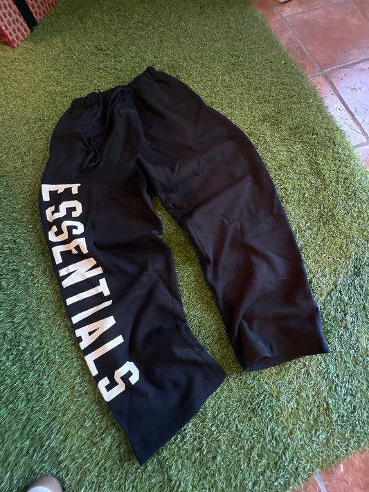 Essentials Black Sweatpants Multiple Sizes