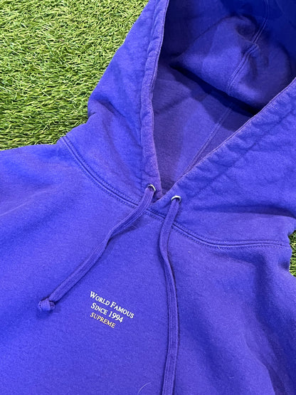 SUPREME Purple Hoodie