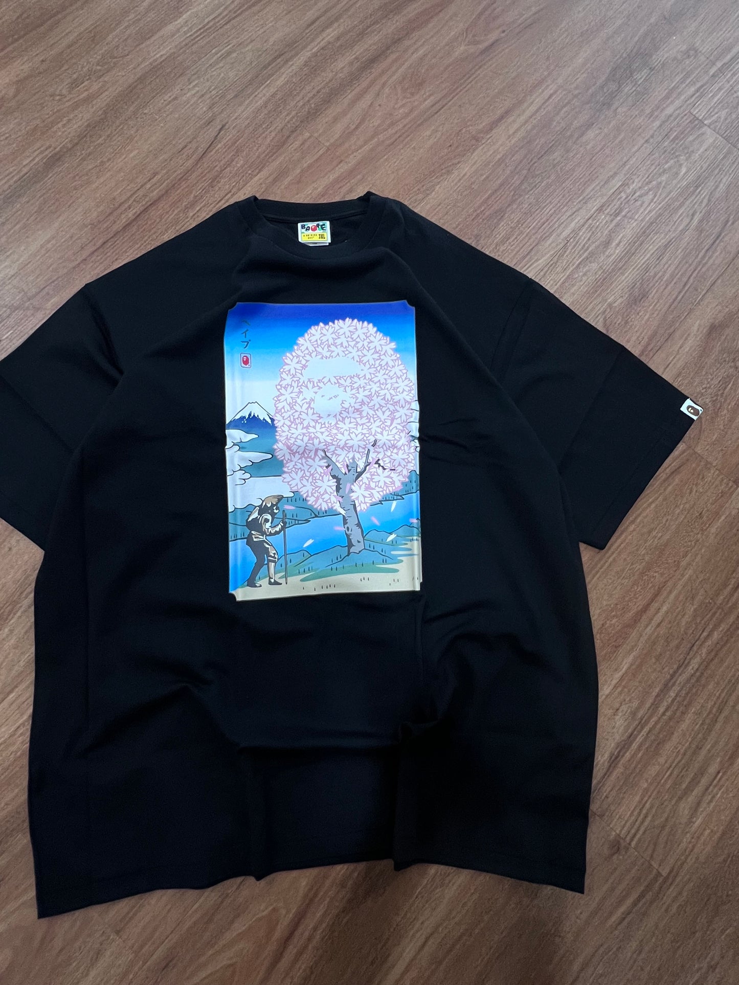 BAPE Ukiyo-e Cherry Blossom Tee (Size 3XL)