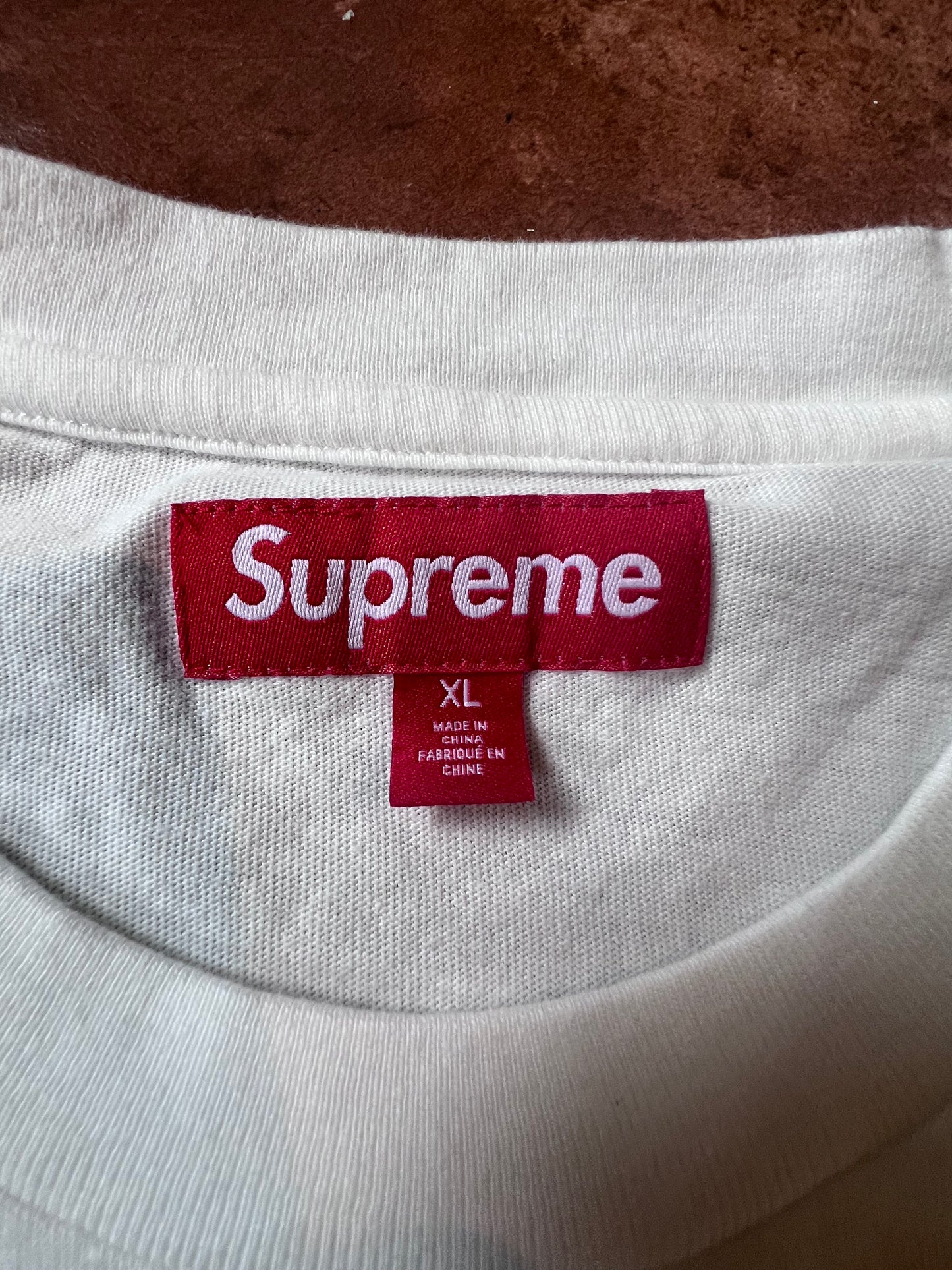 Supreme Big Letter Tee “White/Blue” – Size XL