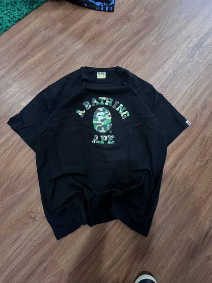 BAPE Camo College Logo Ape Head Tee (Size 3XL)