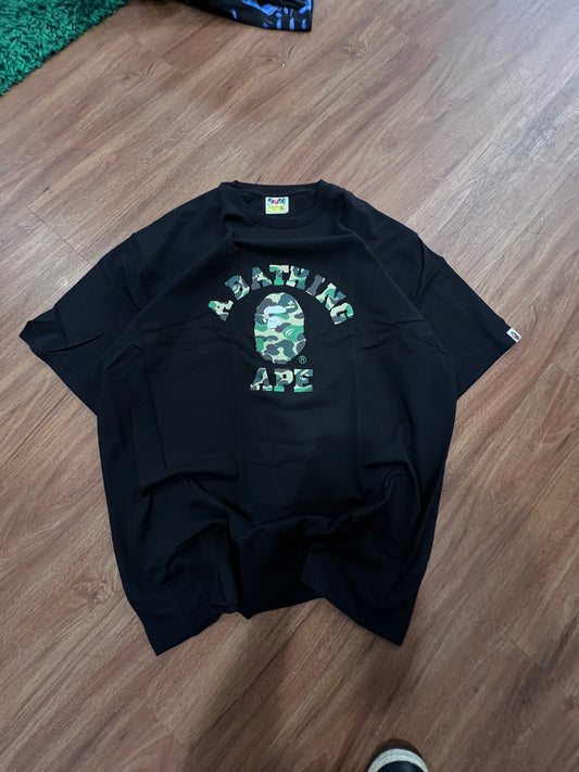 BAPE Camo College Logo Ape Head Tee (Size 3XL)