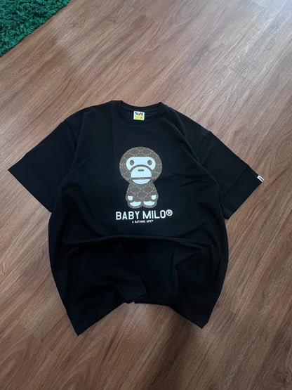 BAPE Brown Monogram Baby Milo Tee – Size 3XL