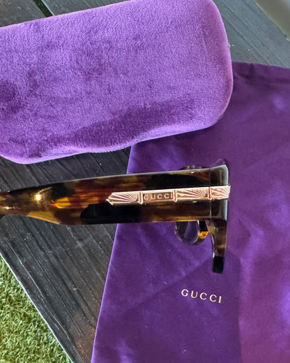 Gucci GG Sunglasses “Tortoiseshell/Brown Lens”