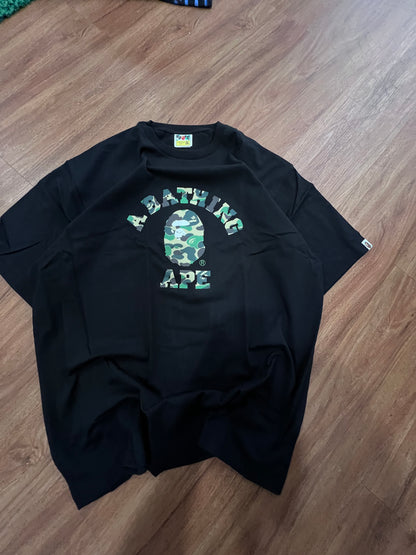 BAPE Camo College Logo Ape Head Tee (Size 3XL)