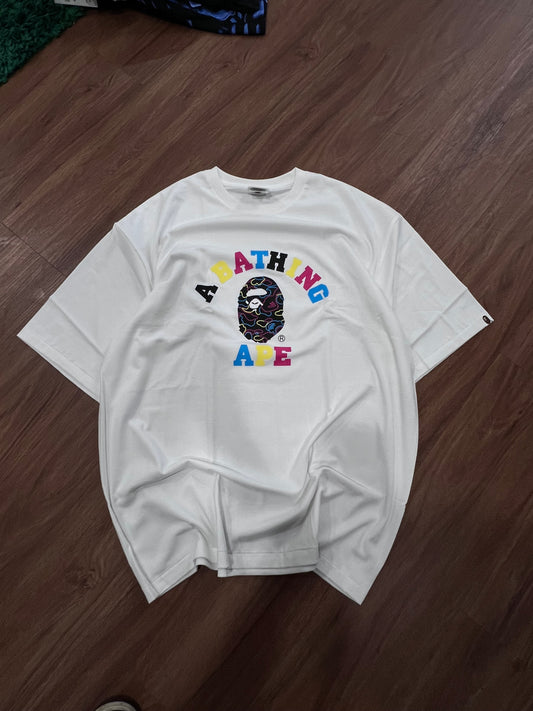 BAPE Multicolor Camo Ape Head Tee (Size 3XL)