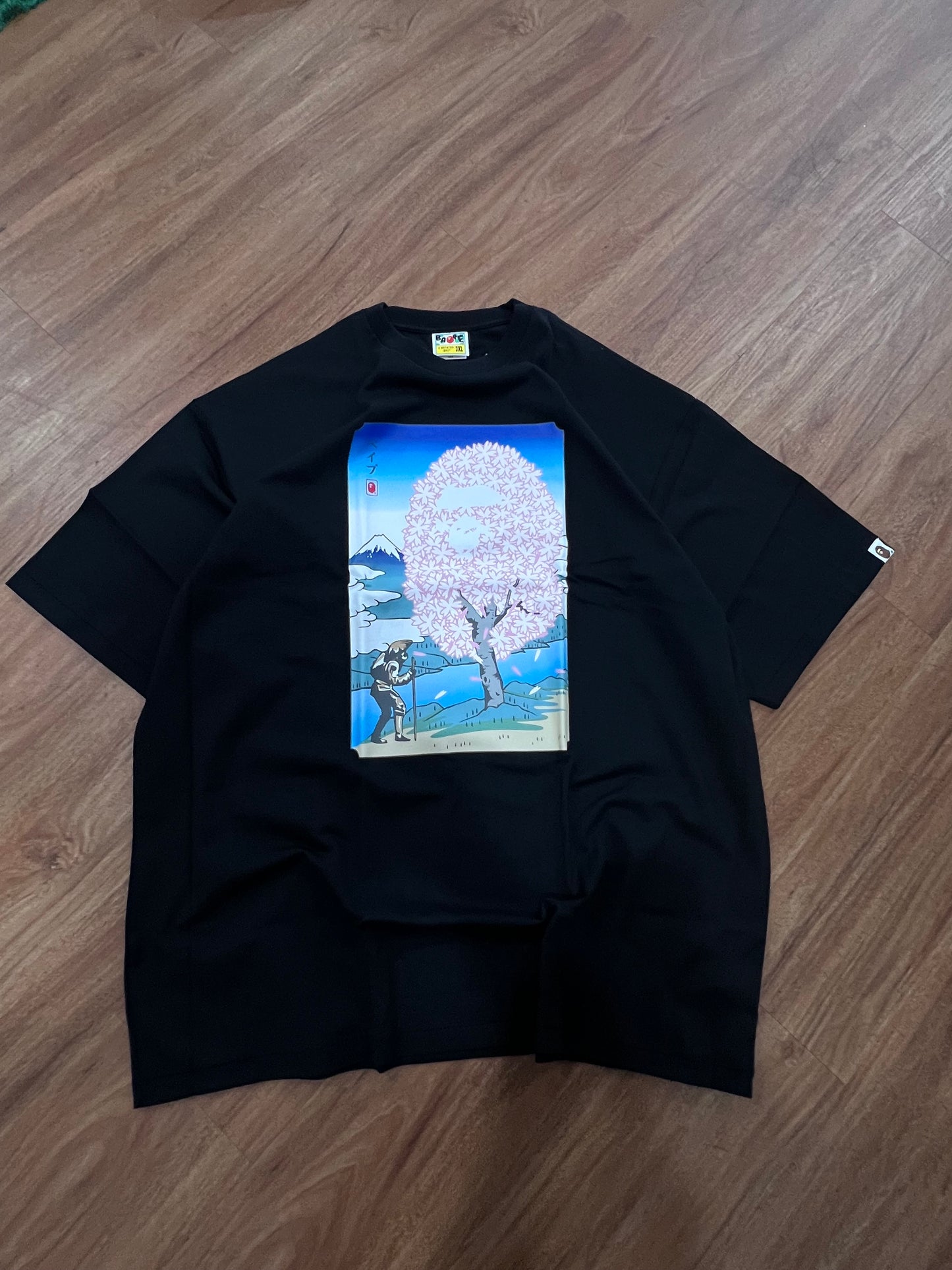 BAPE Ukiyo-e Cherry Blossom Tee (Size 3XL)