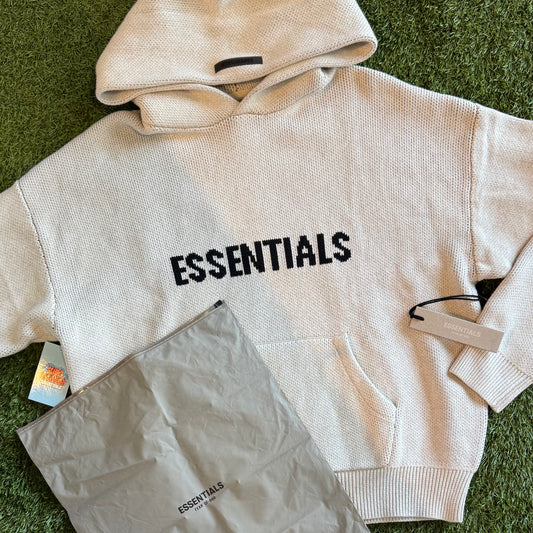 Brand New Knitted Essentials Hoodie Size S