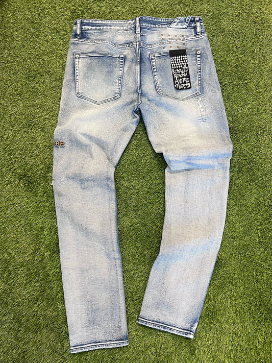 KSUBI Blue Denim Jeans Size 34