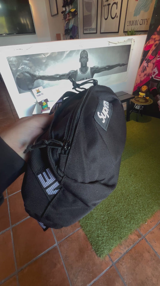 Supreme Black Crossbody/Waist Bag (Size Adjustable)